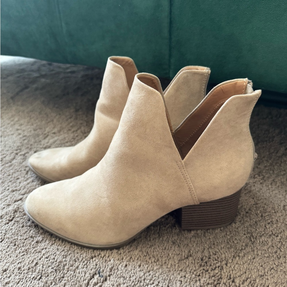 Tan Suede Boots